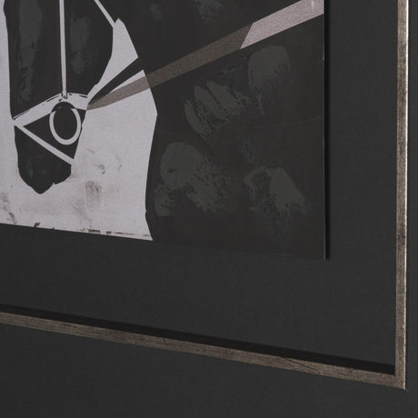 Steed 1 by Mercana Studio Hand-Embellished Framed Artwork Matted under Glass from Mercana - Luna Furniture