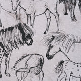Pony Sketches I by Mercana Studio Hand-Embellished Framed Artwork Matted under Glass from Mercana - Luna Furniture
