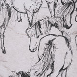 Pony Sketches I by Mercana Studio Hand-Embellished Framed Artwork Matted under Glass from Mercana - Luna Furniture