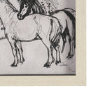 Pony Sketches II by Mercana Studio Hand-Embellished Framed Artwork Matted under Glass from Mercana - Luna Furniture
