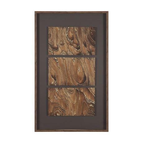 Forest Topography by Mercana Studio Handmade Original Framed Artwork Matted under Glass from Mercana - Luna Furniture