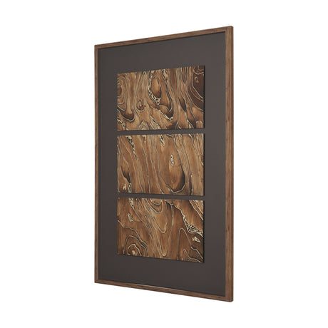 Forest Topography by Mercana Studio Handmade Original Framed Artwork Matted under Glass from Mercana - Luna Furniture
