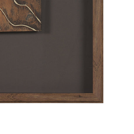 Forest Topography by Mercana Studio Handmade Original Framed Artwork Matted under Glass from Mercana - Luna Furniture