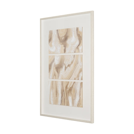 Coastal Topography by Mercana Studio Handmade Original Framed Artwork Matted under Glass from Mercana - Luna Furniture