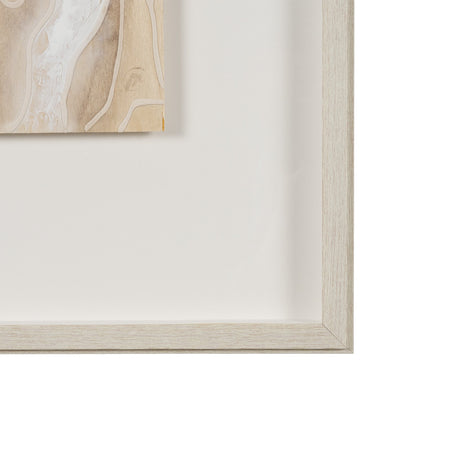 Coastal Topography by Mercana Studio Handmade Original Framed Artwork Matted under Glass from Mercana - Luna Furniture