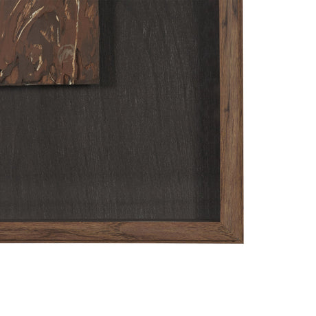 Ochre Drift by Mercana Studio Handmade Original Framed Artwork Matted under Glass from Mercana - Luna Furniture
