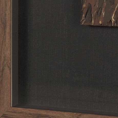 Ochre Drift by Mercana Studio Handmade Original Framed Artwork Matted under Glass from Mercana - Luna Furniture