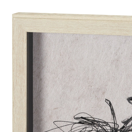 Pony Sketches II by Mercana Studio Hand-Embellished Framed Artwork Matted under Glass from Mercana - Luna Furniture