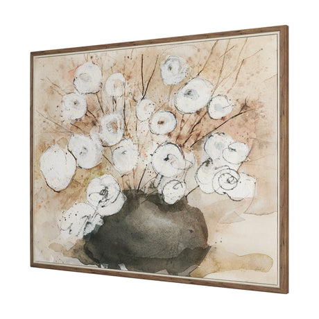 Butterfly Blossoms by Mercana Studio Hand-Embellished Textured Framed Canvas Artwork from Mercana - Luna Furniture