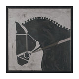 Steed 1 by Mercana Studio Hand-Embellished Textured Framed Canvas Artwork from Mercana - Luna Furniture