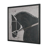 Steed 1 by Mercana Studio Hand-Embellished Textured Framed Canvas Artwork from Mercana - Luna Furniture
