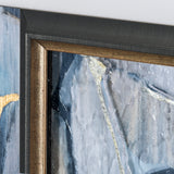 River Rocks by Liz Jardine a Hand Embellished Textured Framed Art Print Matted under Glass from Mercana - Luna Furniture