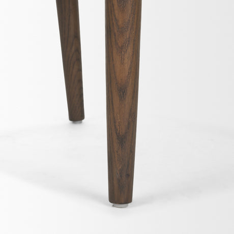 Cline Moss 008 Olive Fabric Upholstered and Brown Wood Dining Chair, Set of 2 from Mercana - Luna Furniture
