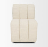 Wilkins Beige Performance Fabric Upholstered Dining Chair from Mercana - Luna Furniture