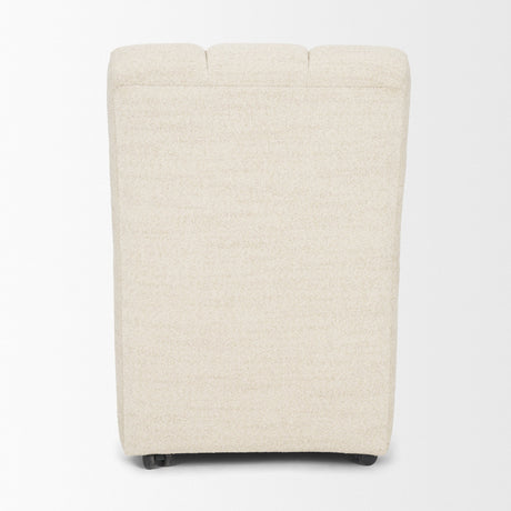 Wilkins Beige Performance Fabric Upholstered Dining Chair from Mercana - Luna Furniture