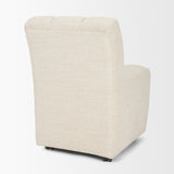 Wilkins Beige Performance Fabric Upholstered Dining Chair from Mercana - Luna Furniture