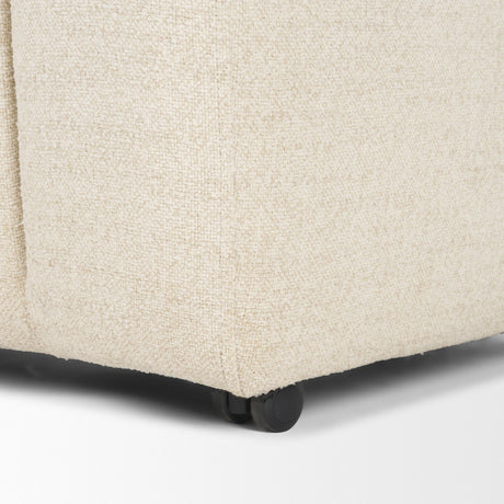 Wilkins Beige Performance Fabric Upholstered Dining Chair from Mercana - Luna Furniture