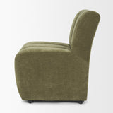 Wilkins Moss Olive Fabric Upholstered Dining Chair from Mercana - Luna Furniture