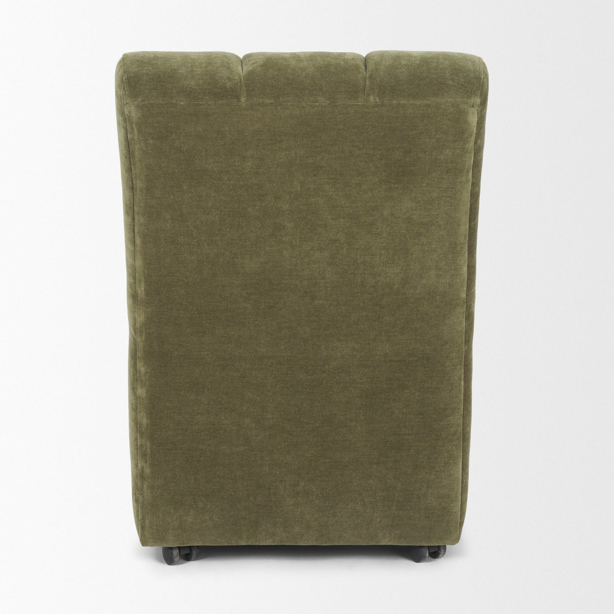 Wilkins Moss Olive Fabric Upholstered Dining Chair from Mercana - Luna Furniture