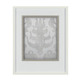 Shadow Ikat IV by Chariklia Zarris a Hand Embellished Textured Framed Art Print Matted under Glass from Mercana - Luna Furniture