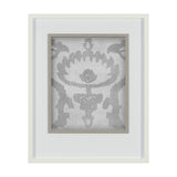 Shadow Ikat VI by Chariklia Zarris a Hand Embellished Textured Framed Art Print Matted under Glass from Mercana - Luna Furniture