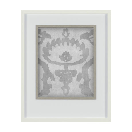 Shadow Ikat VI by Chariklia Zarris a Hand Embellished Textured Framed Art Print Matted under Glass from Mercana - Luna Furniture
