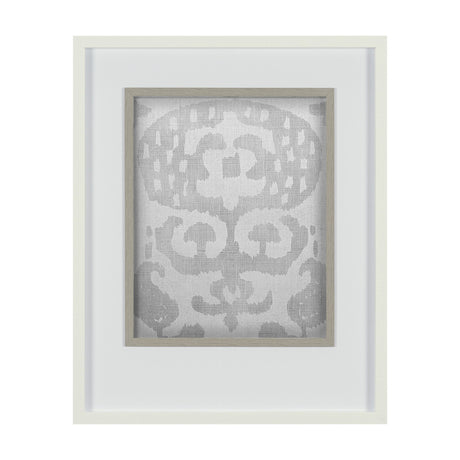 Shadow Ikat I by Chariklia Zarris a Hand Embellished Textured Framed Art Print Matted under Glass from Mercana - Luna Furniture