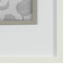 Shadow Ikat I by Chariklia Zarris a Hand Embellished Textured Framed Art Print Matted under Glass from Mercana - Luna Furniture