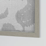 Shadow Ikat I by Chariklia Zarris a Hand Embellished Textured Framed Art Print Matted under Glass from Mercana - Luna Furniture