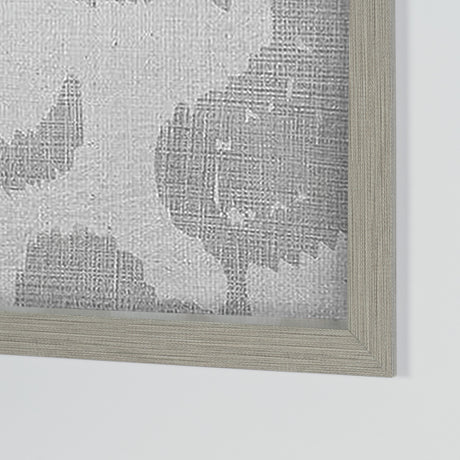 Shadow Ikat I by Chariklia Zarris a Hand Embellished Textured Framed Art Print Matted under Glass from Mercana - Luna Furniture