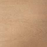 Trellyn 94" Light Brown Solid Wood Carved Woven Base Rectangular Dining Table from Mercana - Luna Furniture