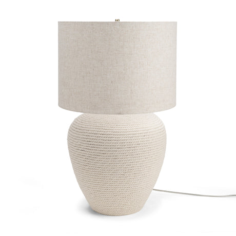 Newport Woven Rope Table Lamp from Mercana - Luna Furniture