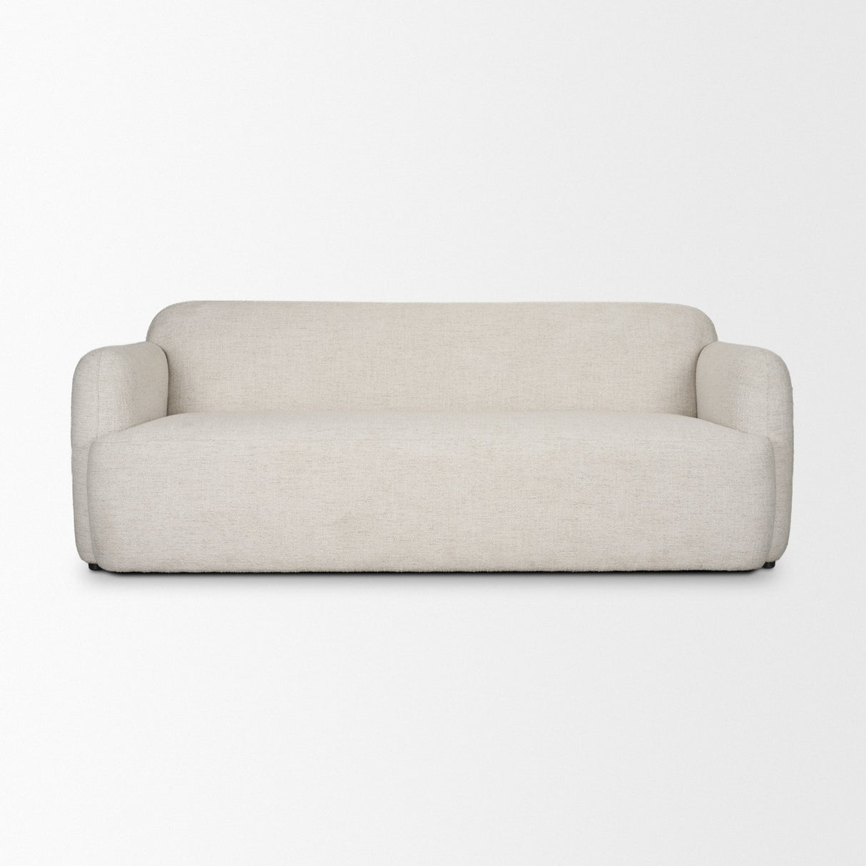 Saga Cream Fabric 3 Seater Sofa from Mercana - Luna Furniture
