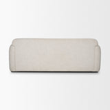Saga Cream Fabric 3 Seater Sofa from Mercana - Luna Furniture