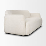 Saga Cream Fabric 3 Seater Sofa from Mercana - Luna Furniture