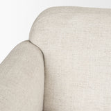 Saga Cream Fabric 3 Seater Sofa from Mercana - Luna Furniture