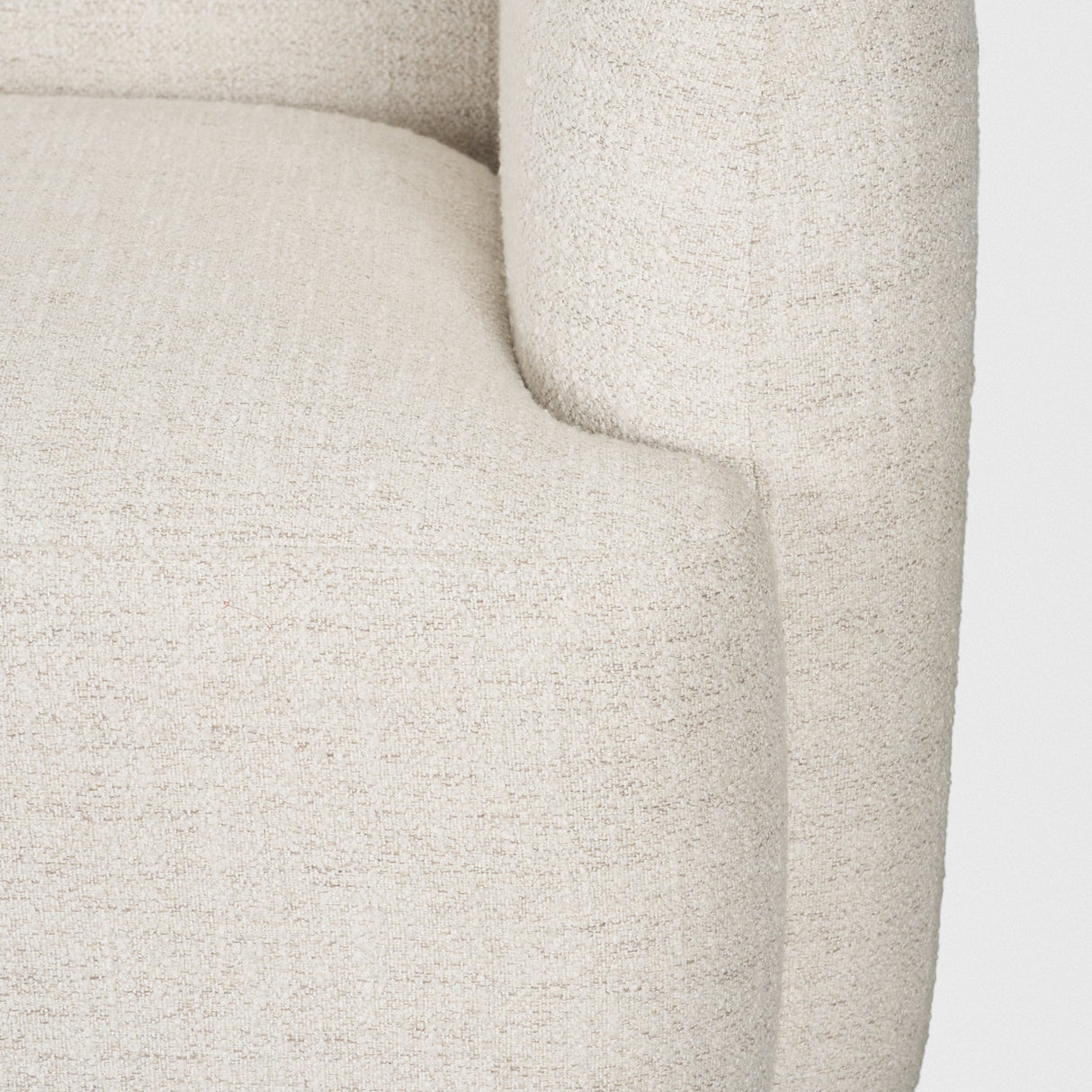Saga Cream Fabric 3 Seater Sofa from Mercana - Luna Furniture