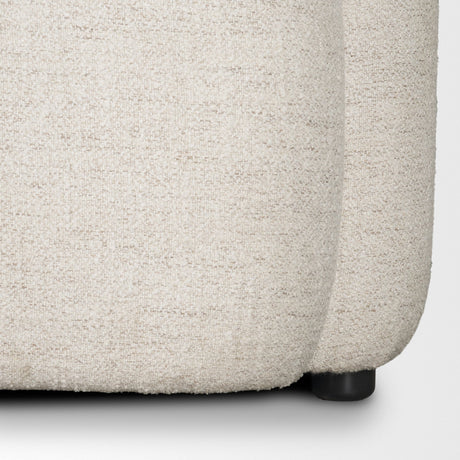 Saga Cream Fabric 3 Seater Sofa from Mercana - Luna Furniture
