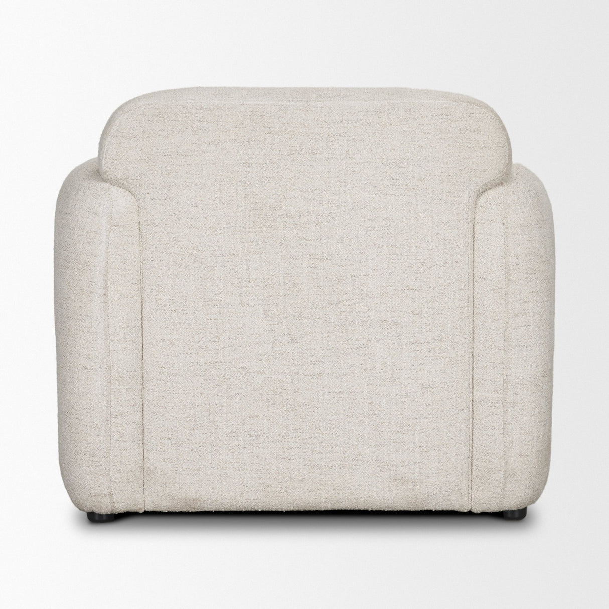 Saga Cream Fabric Upholstered Chair from Mercana - Luna Furniture