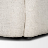 Saga Cream Fabric Upholstered Chair from Mercana - Luna Furniture