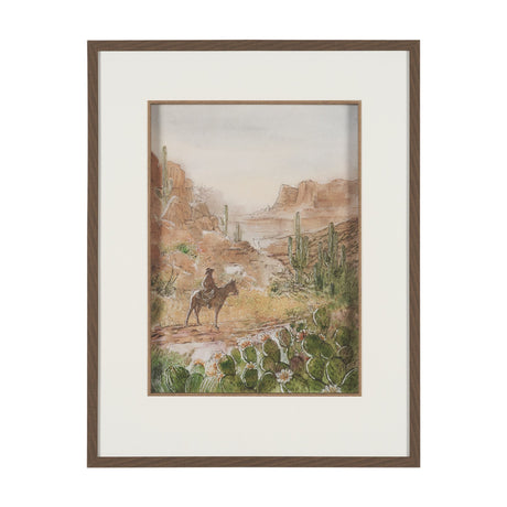 Red Rock Country II by Mercana Studio Hand-Embellished Framed Artwork Matted under Glass from Mercana - Luna Furniture