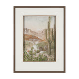 Red Rock Country III by Mercana Studio Hand-Embellished Framed Artwork Matted under Glass from Mercana - Luna Furniture