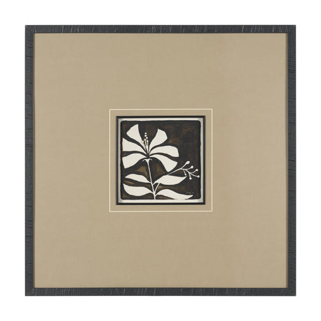 Spanish Tile Dark I by Mercana Studio Textured Framed Artwork Matted under Glass from Mercana - Luna Furniture