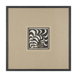 Spanish Tile Dark IV by Mercana Studio Textured Framed Artwork Matted under Glass from Mercana - Luna Furniture