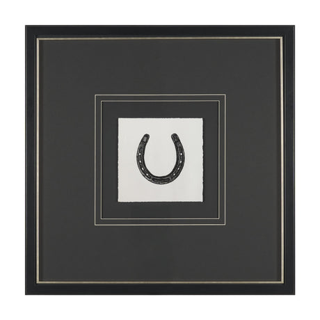 Equestrian Etching III by Mercana Studio Hand-Embellished Textured Framed Artwork Matted under Glass from Mercana - Luna Furniture