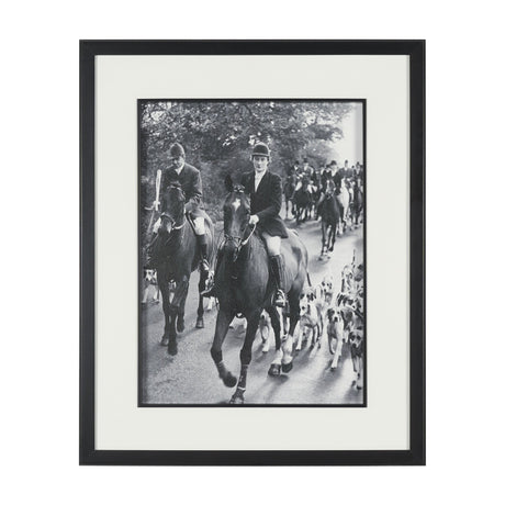 Gathering Pace by The Chelsea Collection Textured FramedPhoto Print Matted under Glass from Mercana - Luna Furniture
