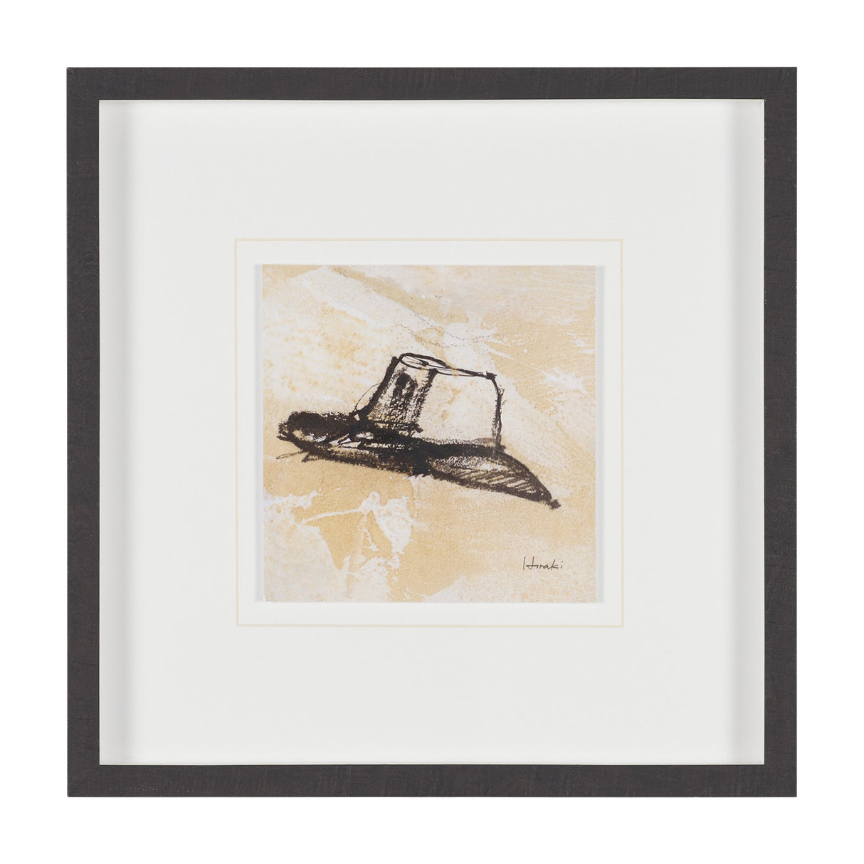 Straw by Mercana Studio Hand-Embellished Textured Framed Artwork Matted under Glass from Mercana - Luna Furniture