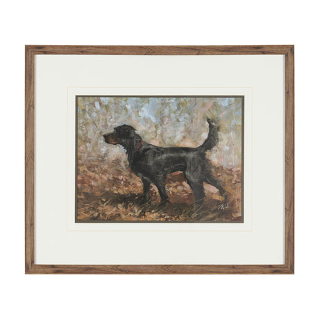 The Loyal Tracker II by Mercana Studio Textured Framed Artwork Matted under Glass from Mercana - Luna Furniture