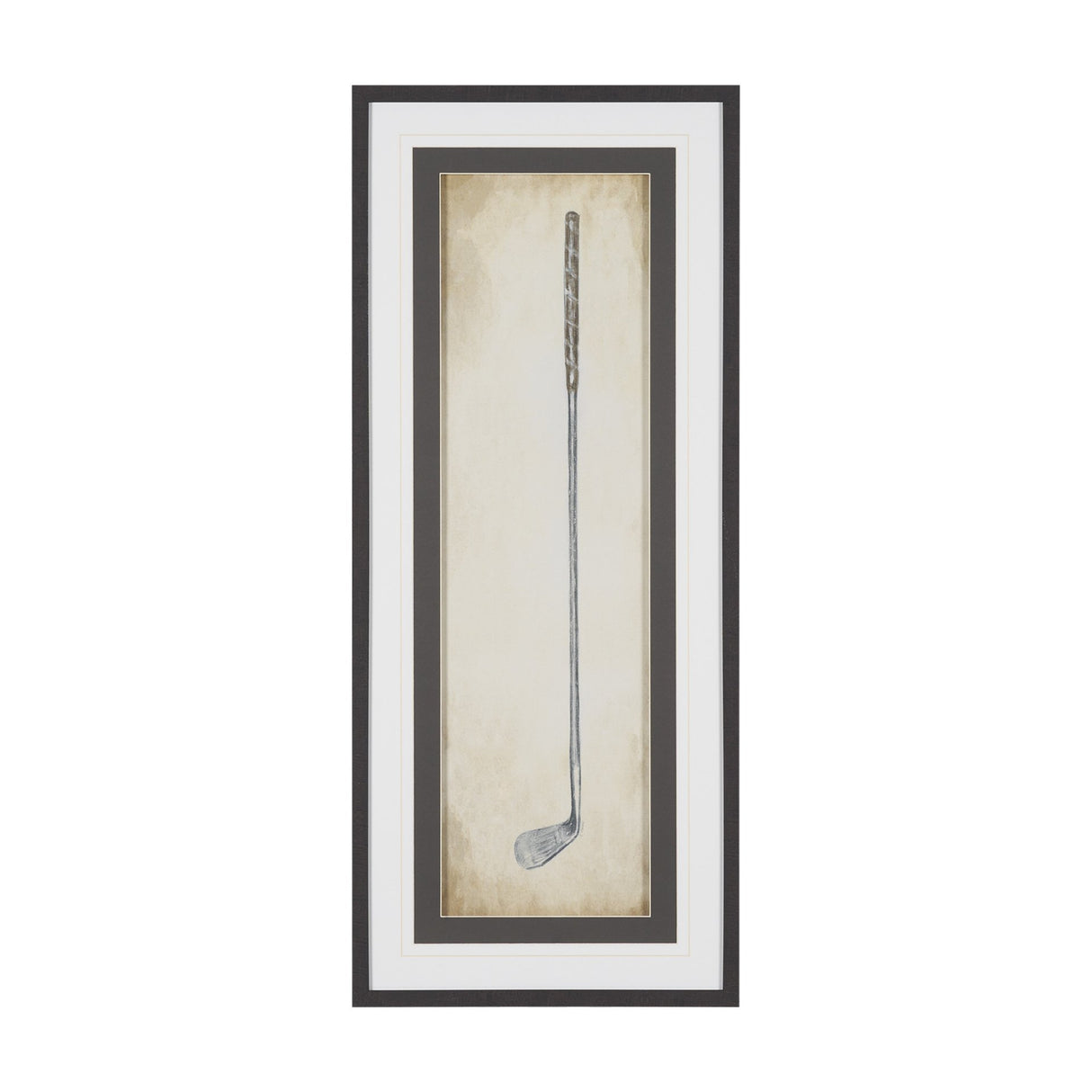 Vintage Golf Club III by Mercana Studio Hand-Embellished Textured Framed Artwork Matted under Glass from Mercana - Luna Furniture