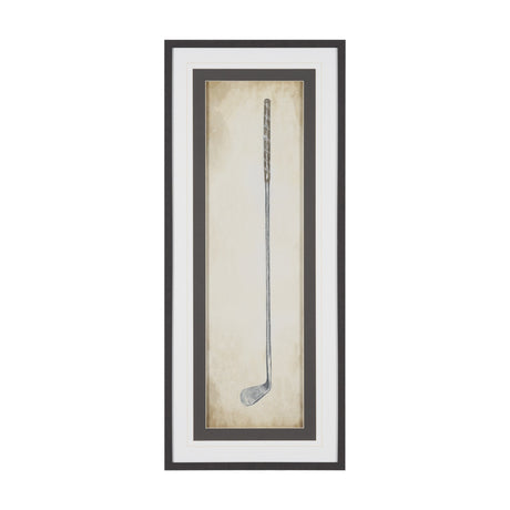 Vintage Golf Club III by Mercana Studio Hand-Embellished Textured Framed Artwork Matted under Glass from Mercana - Luna Furniture